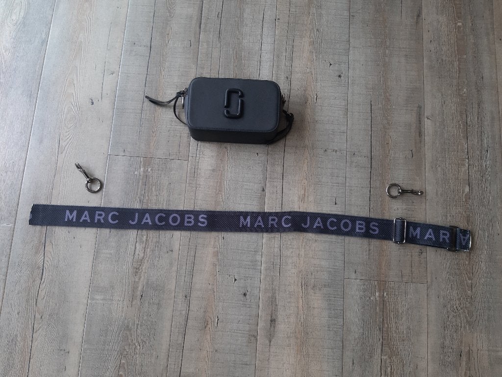 zwarte snapshot Marc Jacobs, Ophalen, Zo goed als nieuw, Zwart, Overige typen