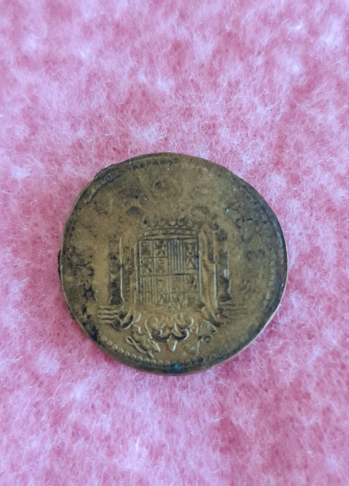 Oude Spaanse munt van 1 peseta '50/'60 - A41, Ophalen of Verzenden, Overige landen, Losse munt