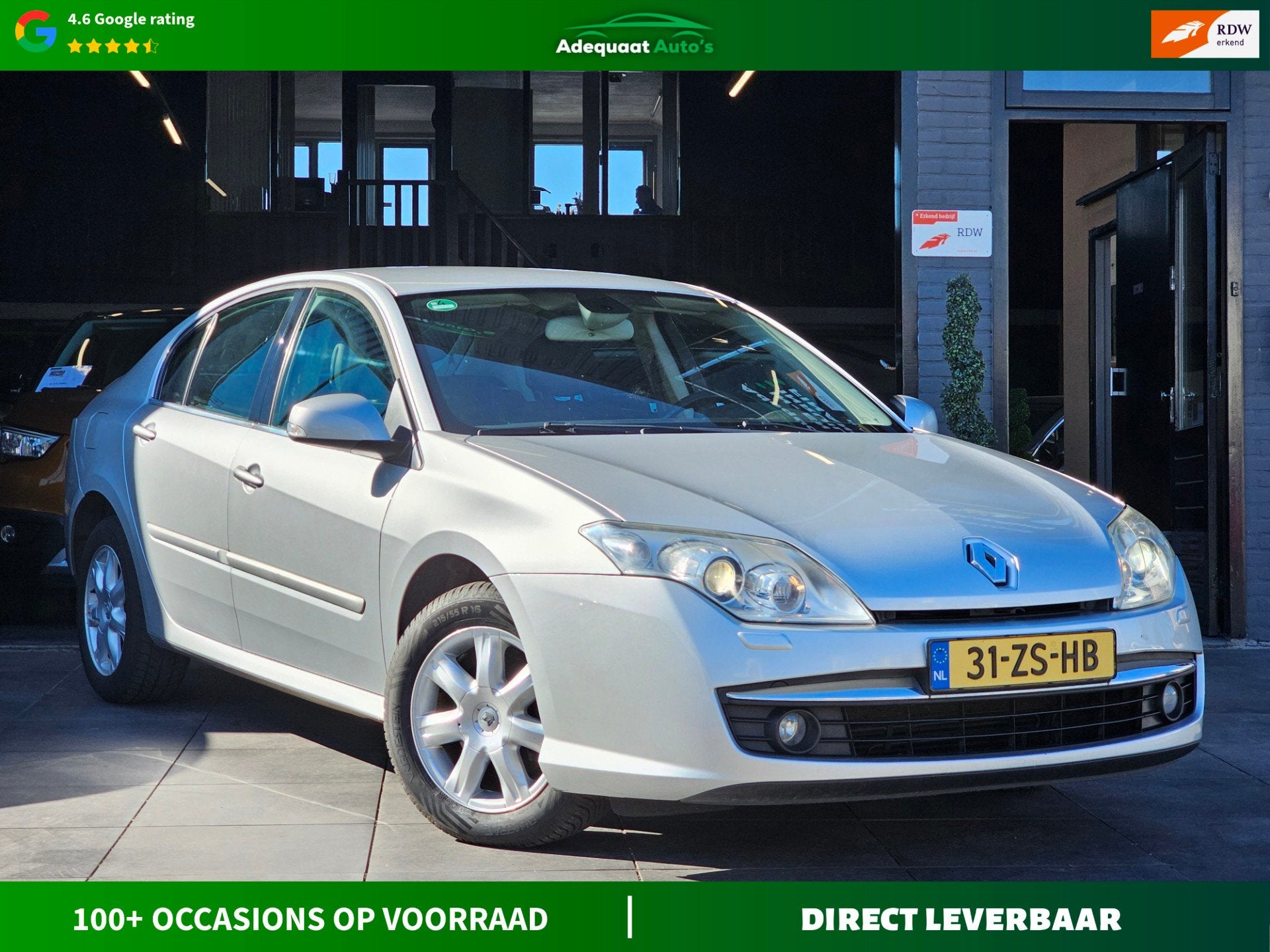 Renault Laguna 2.0 16V T Dynamique|AUT|1e eig|NAP|Cruise|APK, Gebruikt, 4 cilinders, Met garantie (alle), Leder en Stof