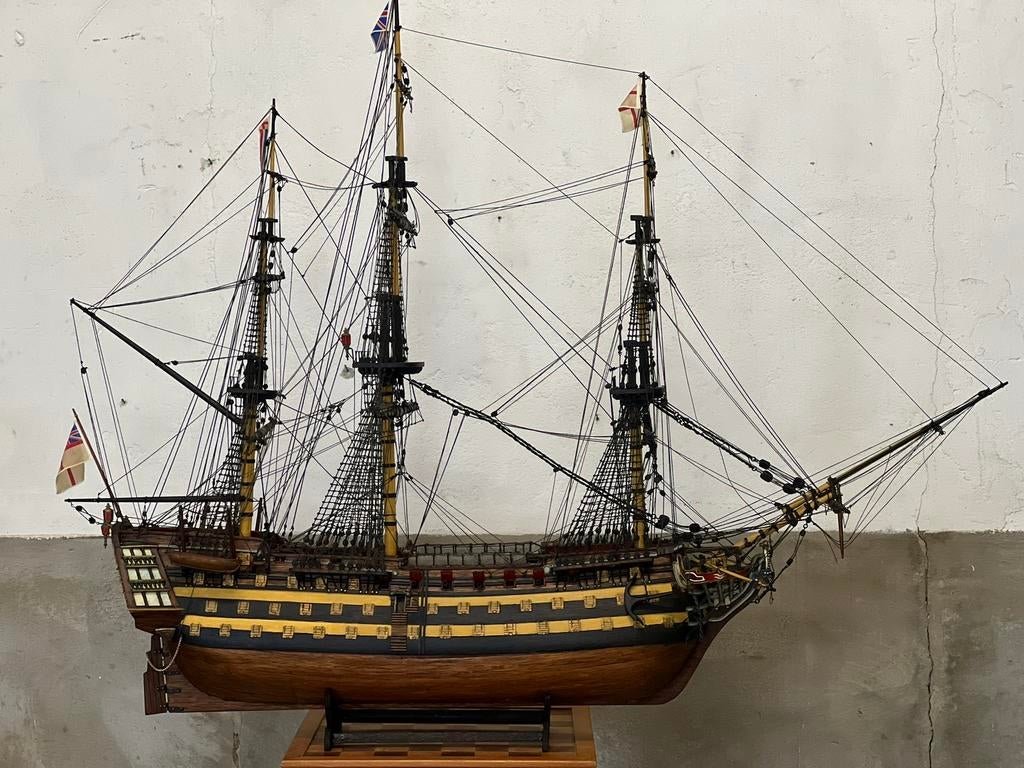 Prachtig groot model HMS Victory 140 cm, Ophalen, Zo goed als nieuw, Nvt, Nvt