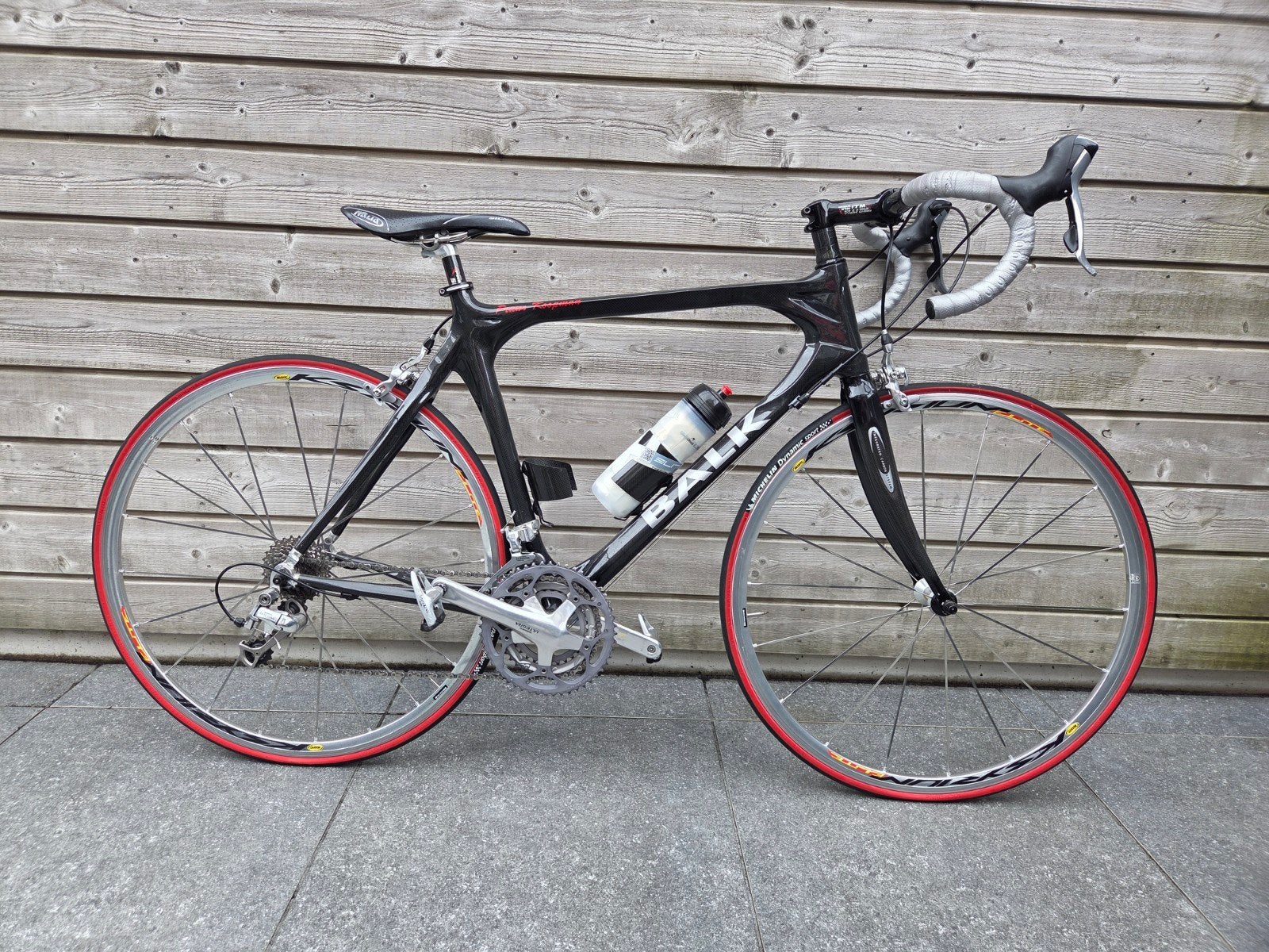 Balk fullcarbon racefiets 54 - Shimano Ultegra, 28 inch, Gebruikt, Carbon, Velgrem
