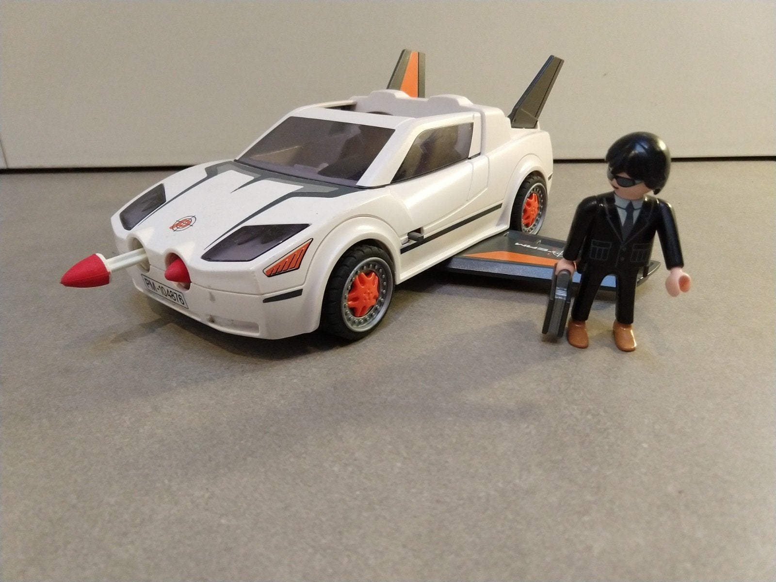 Playmobil Spy Team Auto met Vleugels en Figuur, Ophalen of Verzenden, Zo goed als nieuw