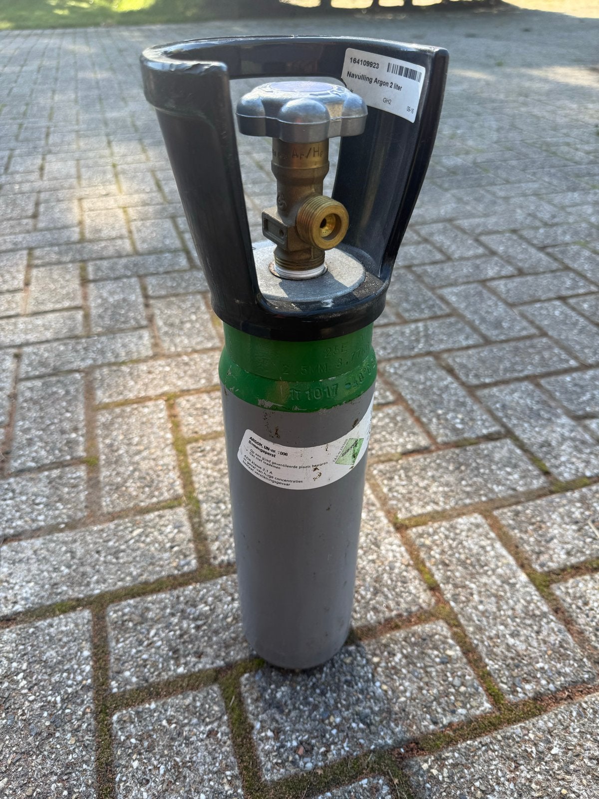 HWTS / Supergas fles 2 liter - (leeg), Gebruikt, 10 bar of meer, Ophalen of Verzenden, Minder dan 200 liter/min