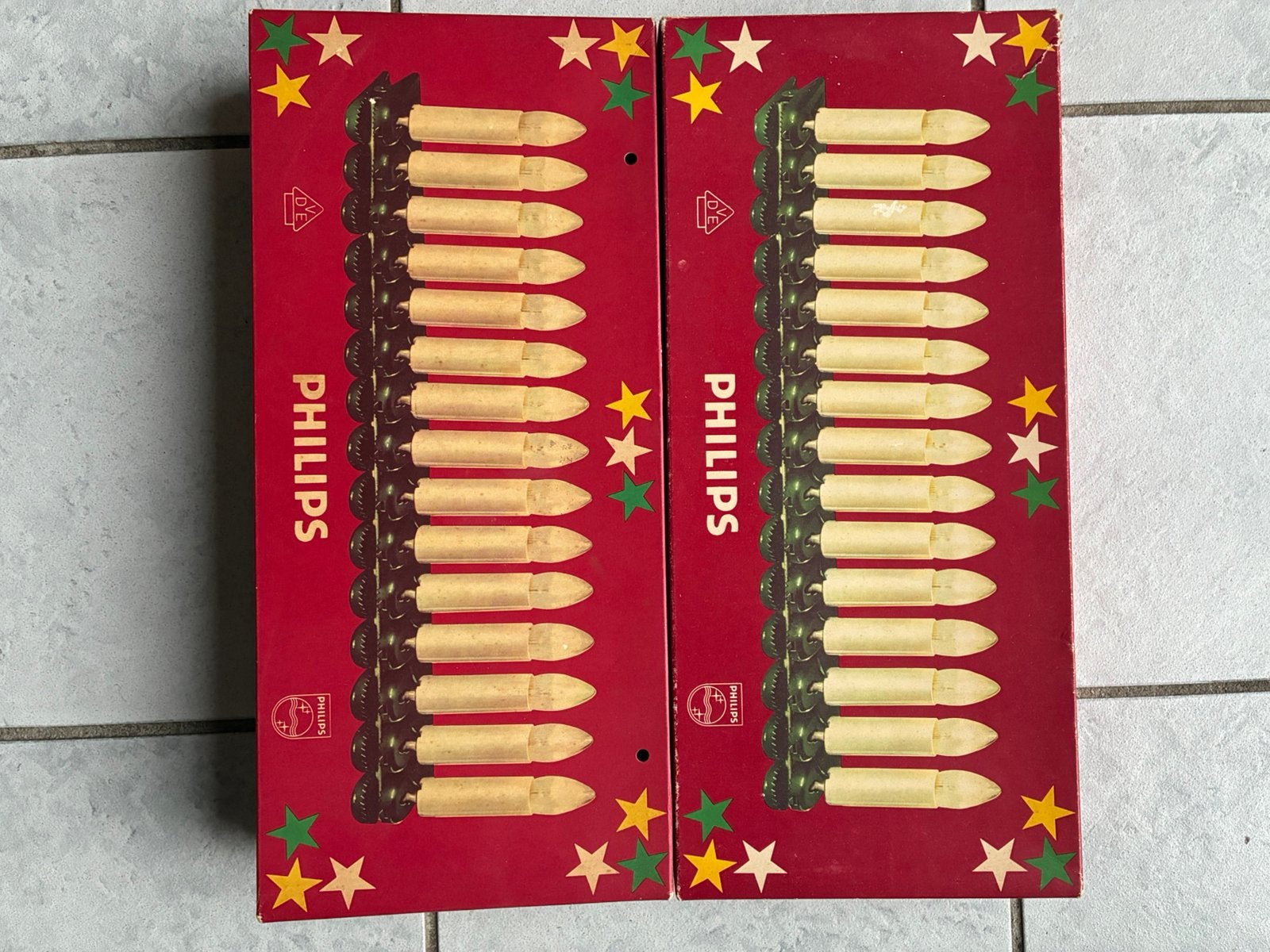 Vintage Philips kerstboom lampjes, Ophalen, Zo goed als nieuw