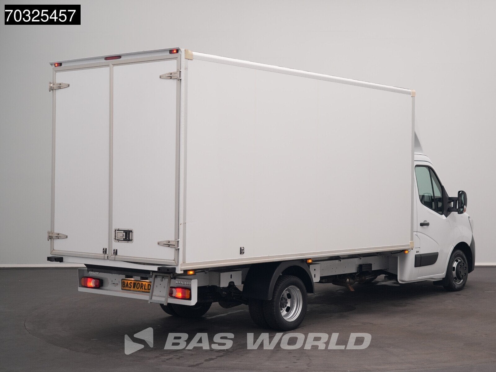 Renault Master 165PK Dubbellucht Bakwagen met Achterdeuren L, Stof, Gebruikt, Euro 6, 4 cilinders