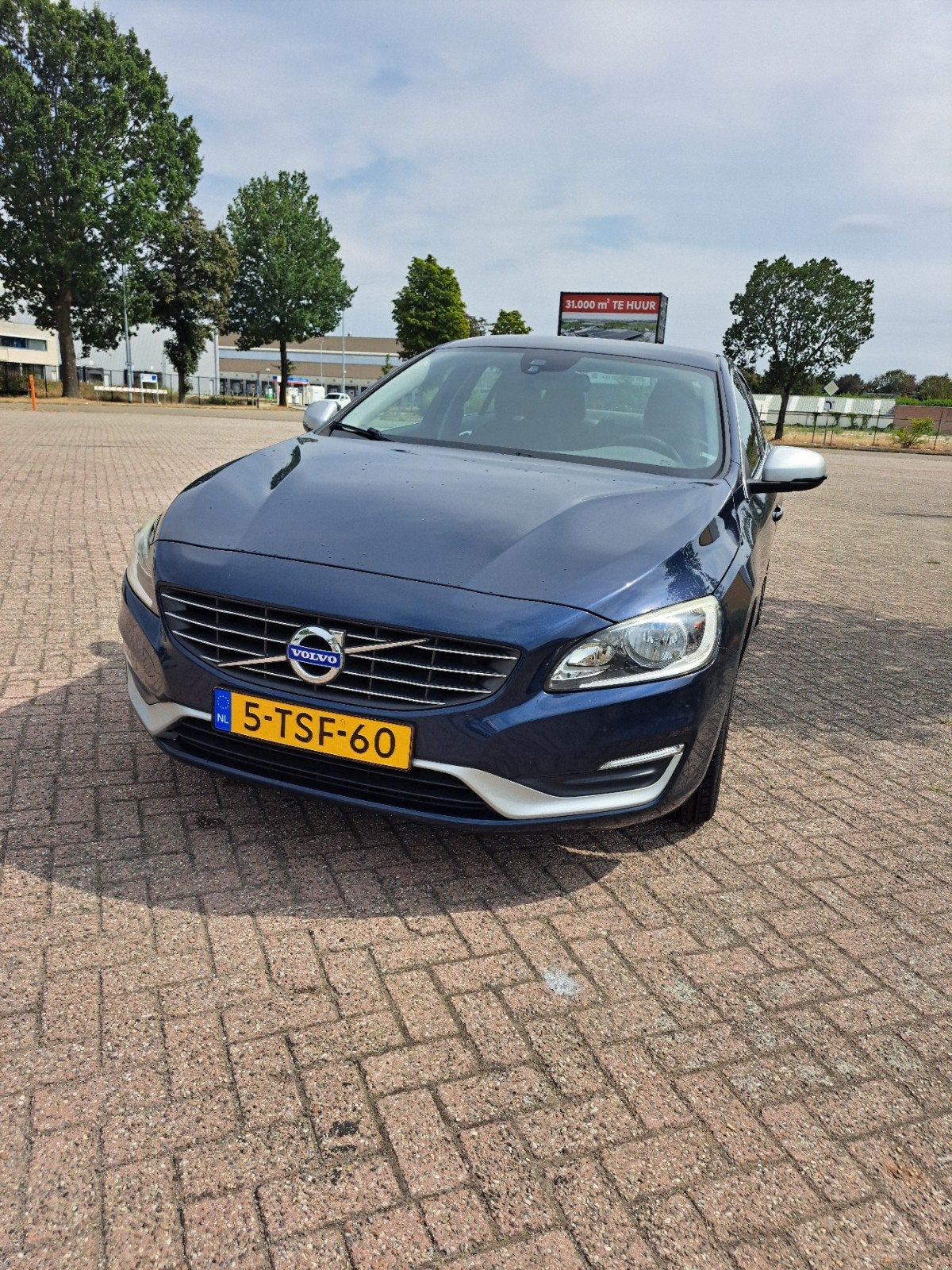 Volvo S60 1.6 T3 2014 Blauw, Auto's, Voorwielaandrijving, 1596 cc, 4 cilinders, Blauw