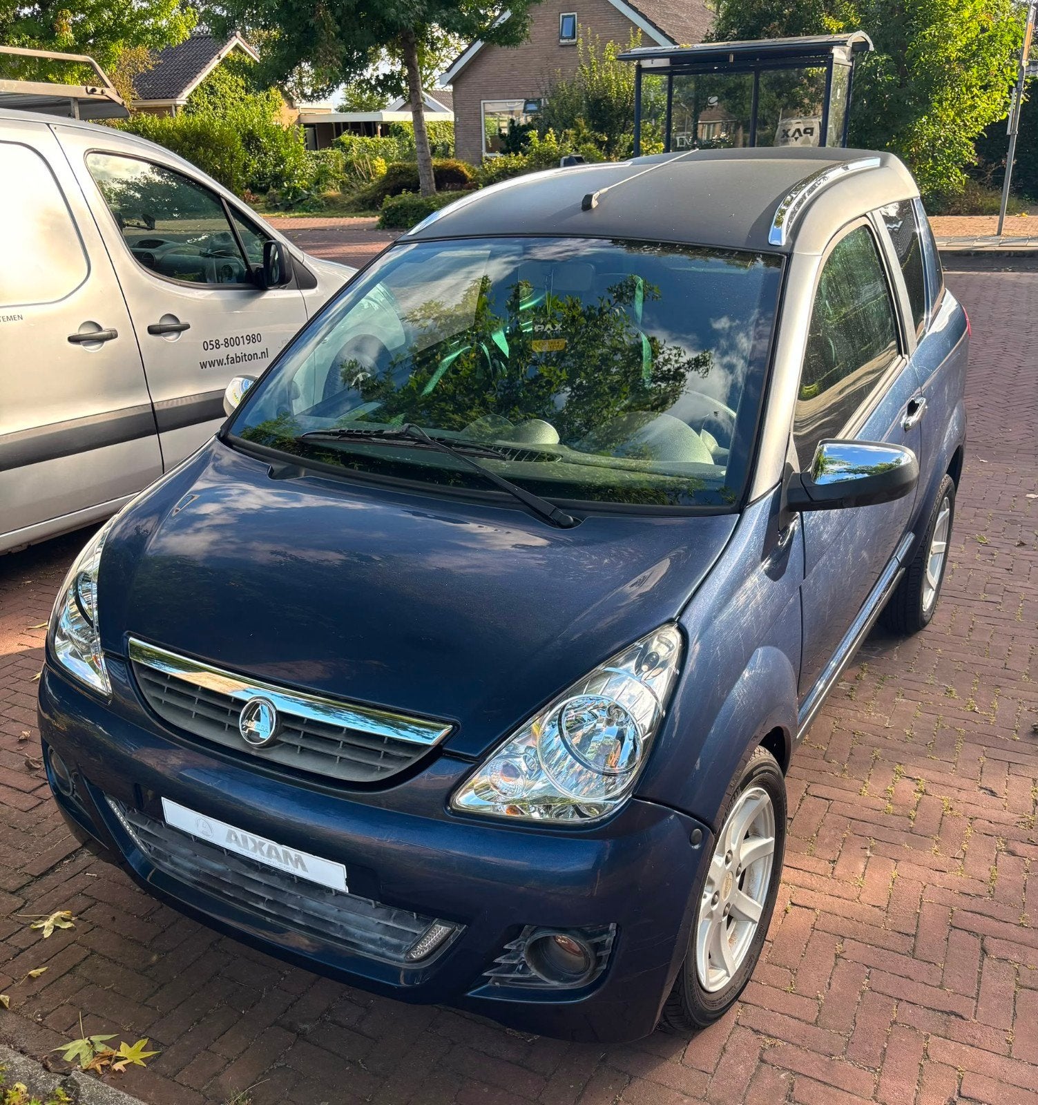aixam crossline 2012, Auto's, Blauw, Diesel, Particulier, Te koop