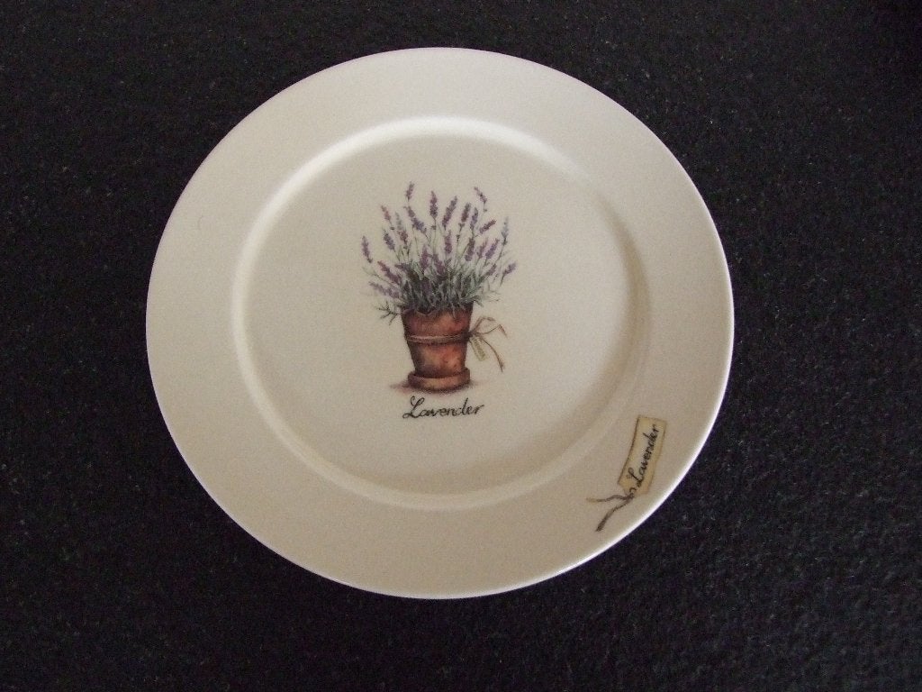 Jet gebaksbordje Lavender 17cm en suikerpot, Overige typen, Nieuw, Ophalen of Verzenden, Overige stijlen
