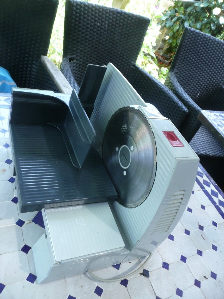 Graef elektrische snijmachine, Snijmachine, Ophalen of Verzenden, Gebruikt, Overige merken