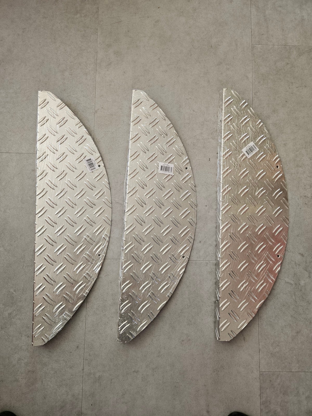 traptrede aluminium 3 stuks, Ophalen, Nieuw