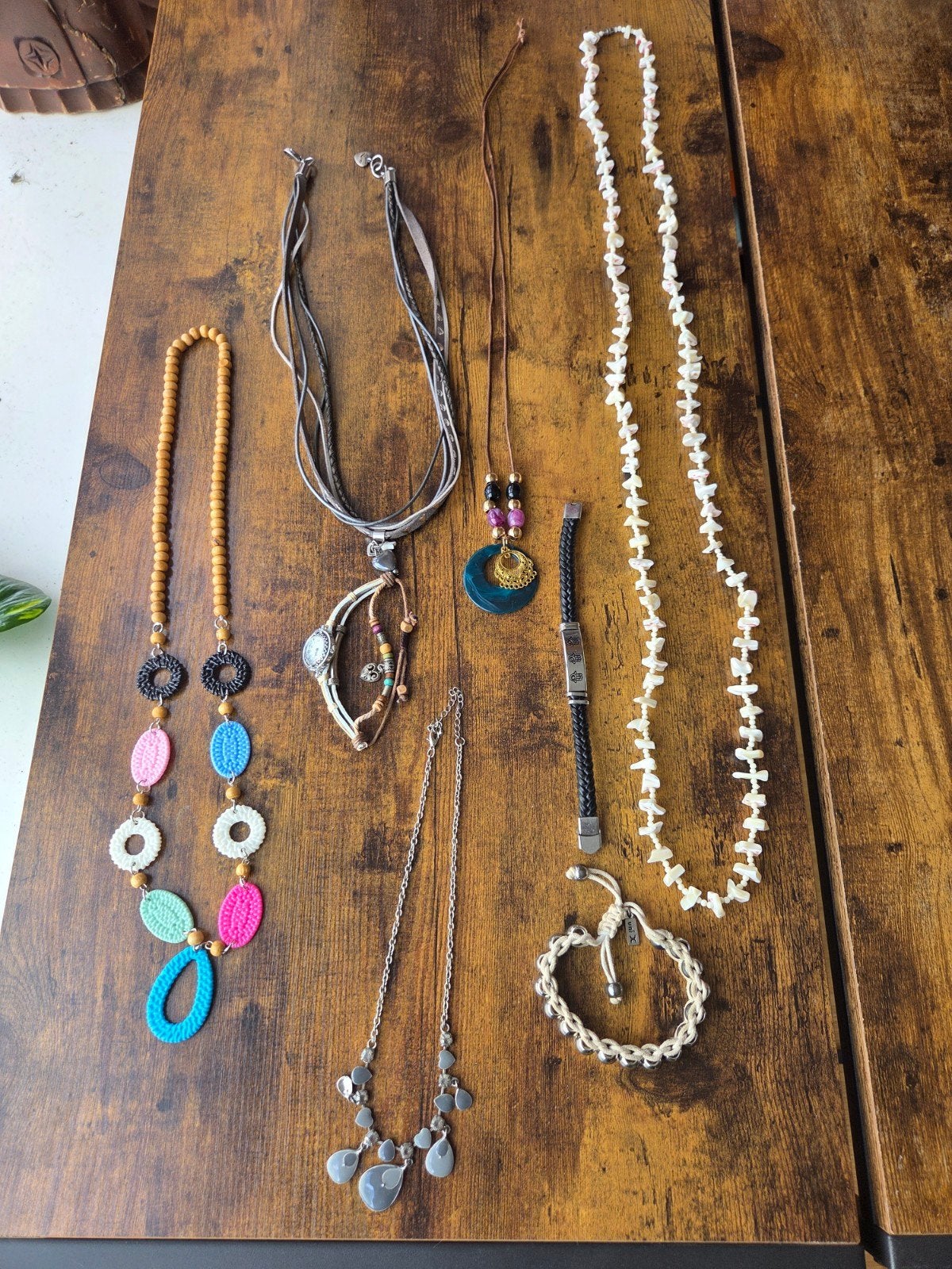 sieraden met Zier ketting en unix armband (l/xl), Sieraden, Tassen en Uiterlijk, Kettingen, Ophalen of Verzenden, Gebruikt, Overige materialen