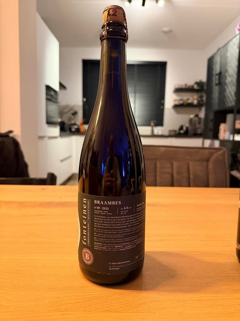3 Fonteinen Braambes n49 - 21/22, Verzamelen, Ophalen, Nieuw, Flesje(s), Overige merken