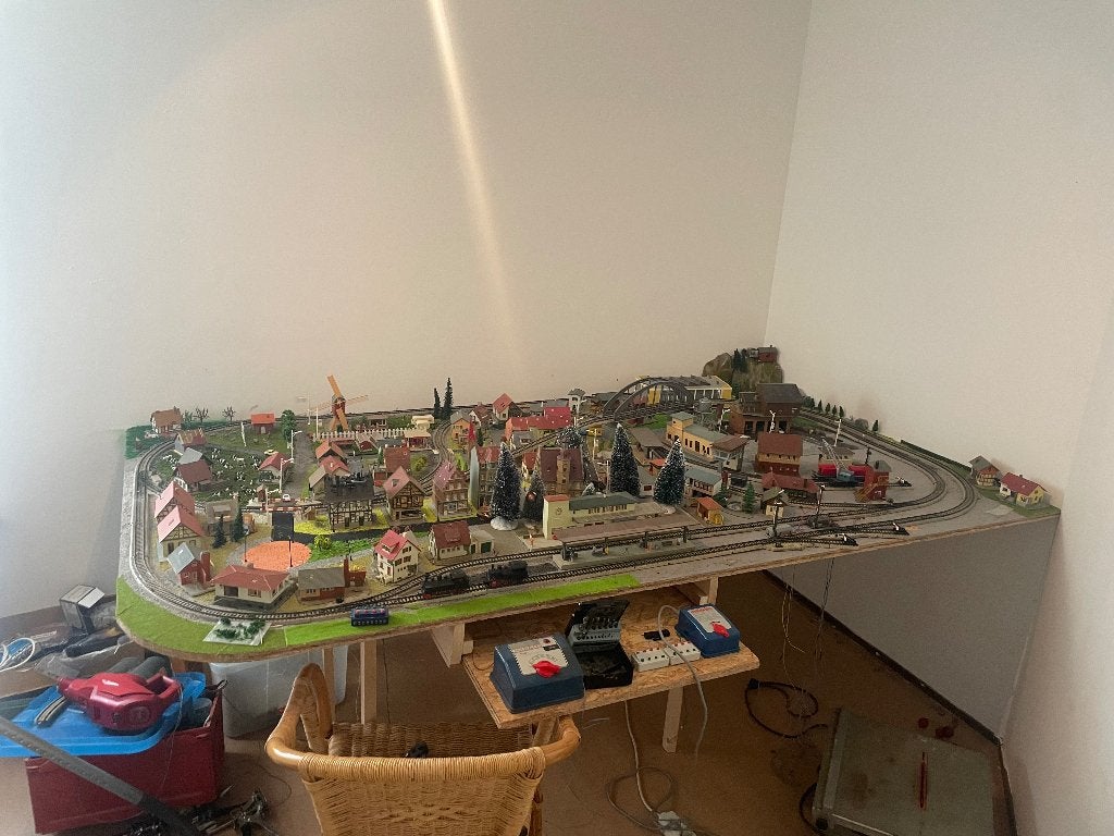 Te koop Marklin treinbaan, Hobby en Vrije tijd, Ophalen, Wisselstroom, Analoog, Märklin