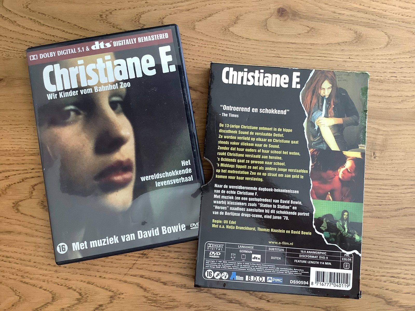 Christiane F, regie Uli Edel, Natja Brunckhorst, David Bowie, Cd's en Dvd's, Ophalen of Verzenden, Zo goed als nieuw