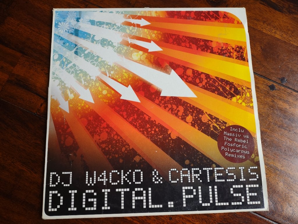 Maxi single - DJ W4cko & Cartesis - Digital Pulse, Cd's en Dvd's, Vinyl Singles, Ophalen of Verzenden, Zo goed als nieuw, Dance en House