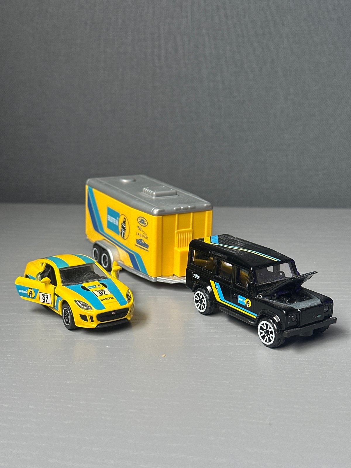 Majorette race trailer set, Ophalen, Zo goed als nieuw, Overige typen