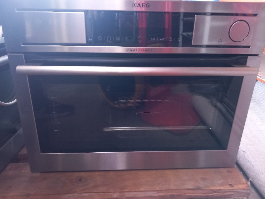 AEG inbouw Stoomoven RVS, Nooit gebruikt!, Ophalen, 45 tot 50 cm, AEG, Nieuw
