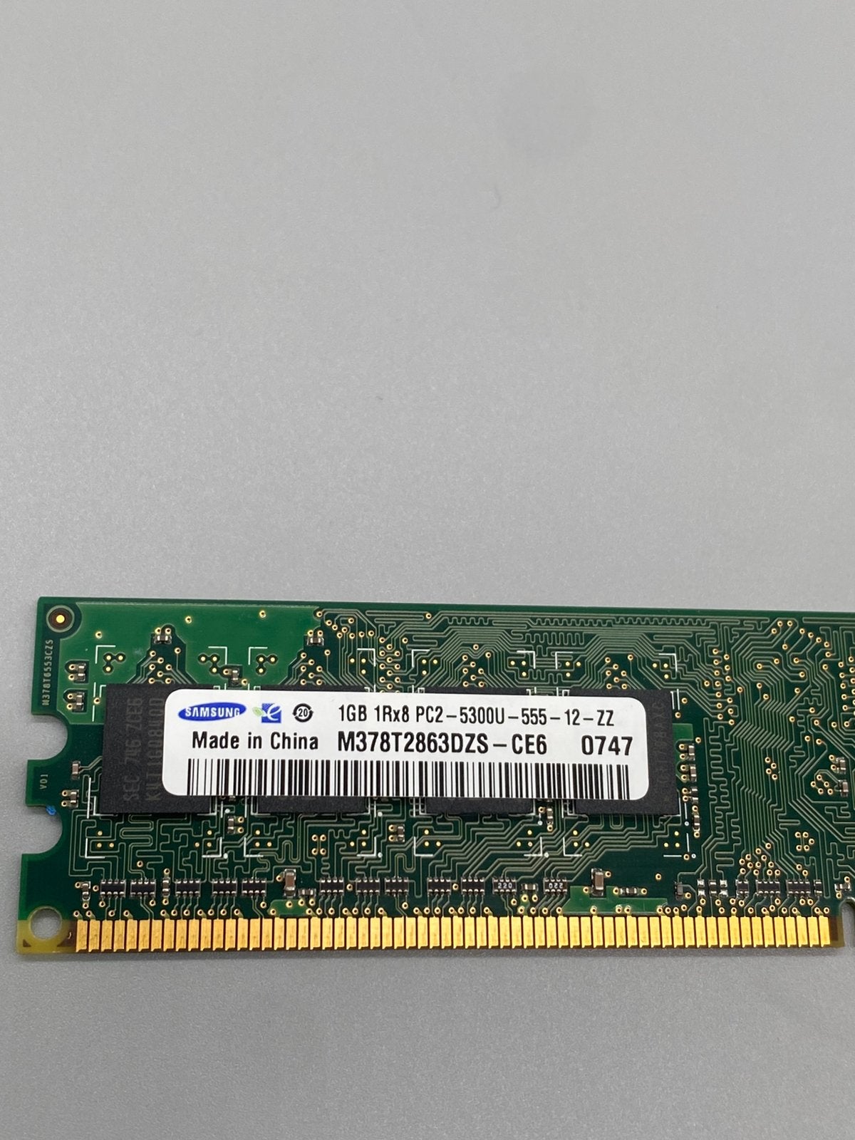 Samsung 1GB DDR2 PC2-5300 Desktop Geheugen, Samsung, 1 GB of minder, Www.samsung.com, Ophalen of Verzenden