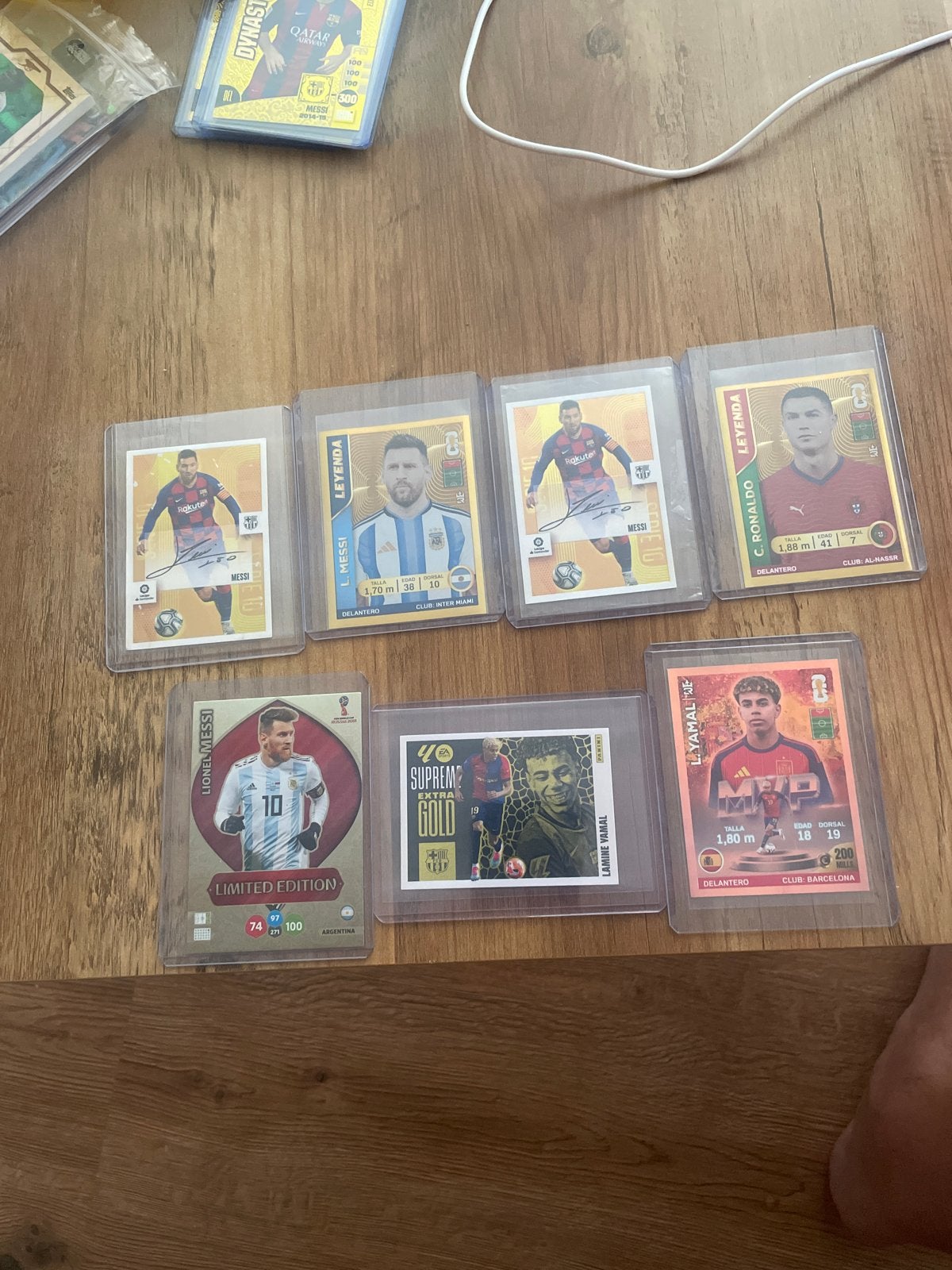 Voetbal Spelerskaarten: Messi, Ronaldo, Yamal - Limited Edit, Ophalen of Verzenden, Zo goed als nieuw, Buitenlandse clubs, Spelerskaart