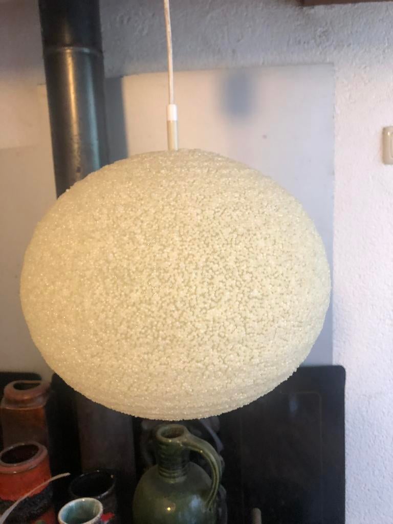 Bollamp,Zuikerbol,sixties,zeventies,POP,Mid-Century,vintage, Huis en Inrichting, Lampen | Hanglampen, Gebruikt, Ophalen of Verzenden