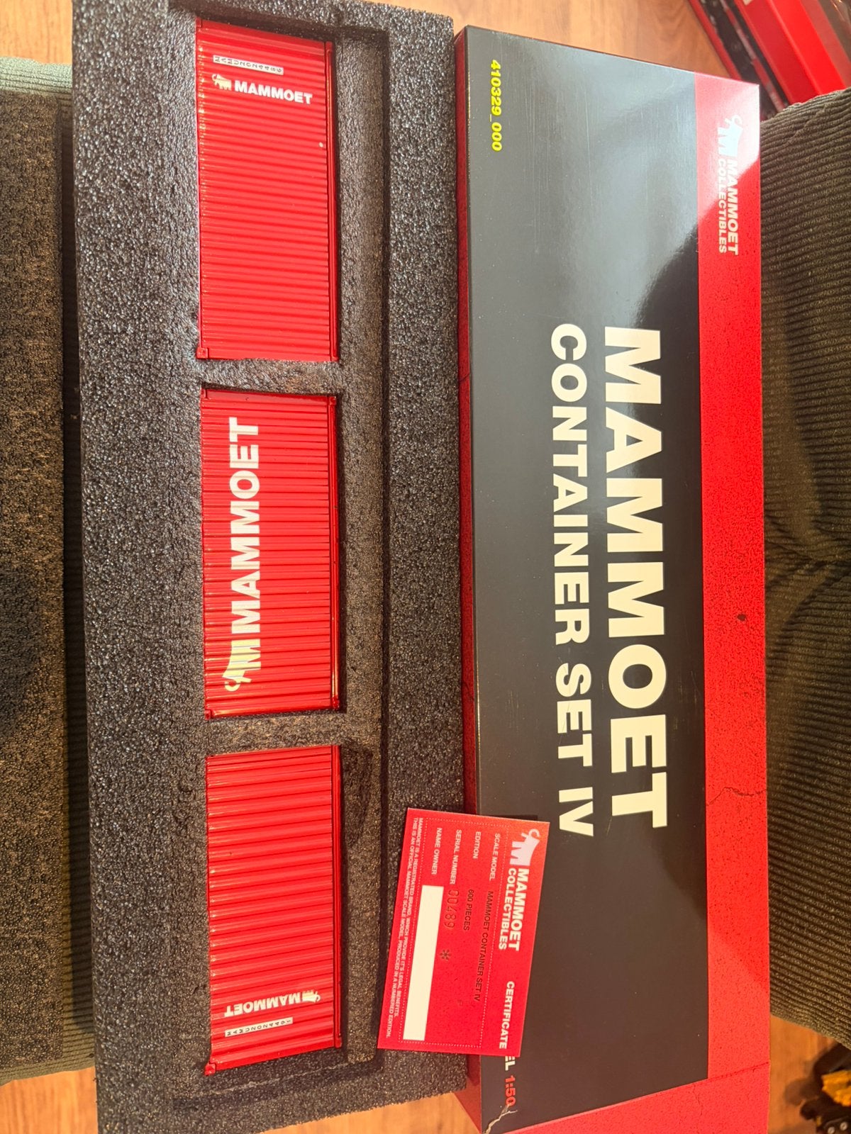 Mammoet container set, Ophalen of Verzenden, Zo goed als nieuw, Bus of Vrachtwagen, Overige merken