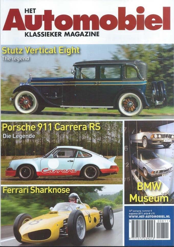 Automobiel 8 2011 : Porsche 911 Carrera RS - Healey - MGC, Ophalen of Verzenden, Gelezen, Algemeen