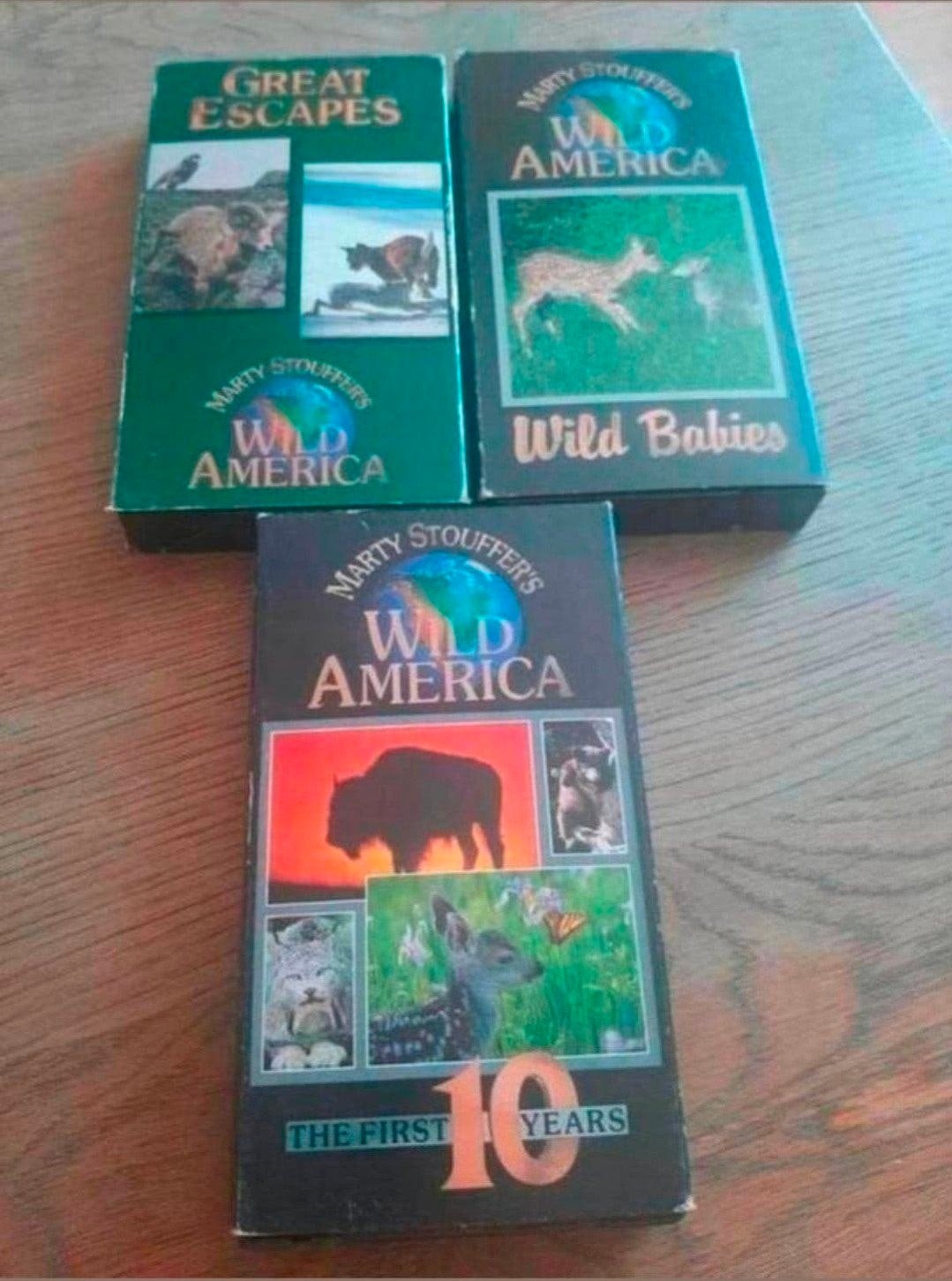 Marty Stouffer's Wild America videobanden, Ophalen, Gebruikt, Alle leeftijden, Documentaire