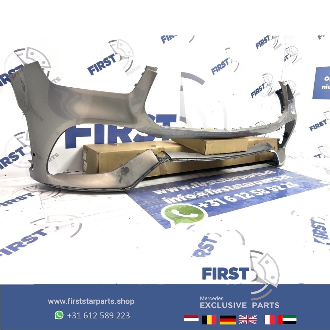 W167 V167 C167 GLE 53 AMG VOORBUMPER zwart wit grijs blauw e, Gebruikt, -, Voor, Ophalen of Verzenden