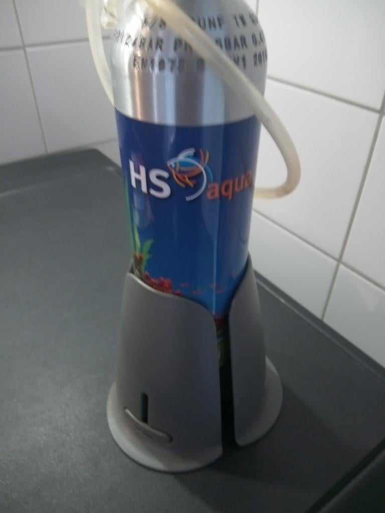 Co 2  kleine fles 0,5 L inhoud, Gebruikt, HS Aqua, Ophalen of Verzenden, CO₂-systeem