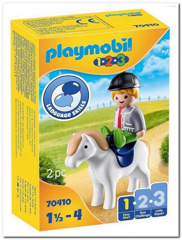 Playmobil 1.2.3. - 70410: Jongen met pony, Ophalen of Verzenden, Nieuw