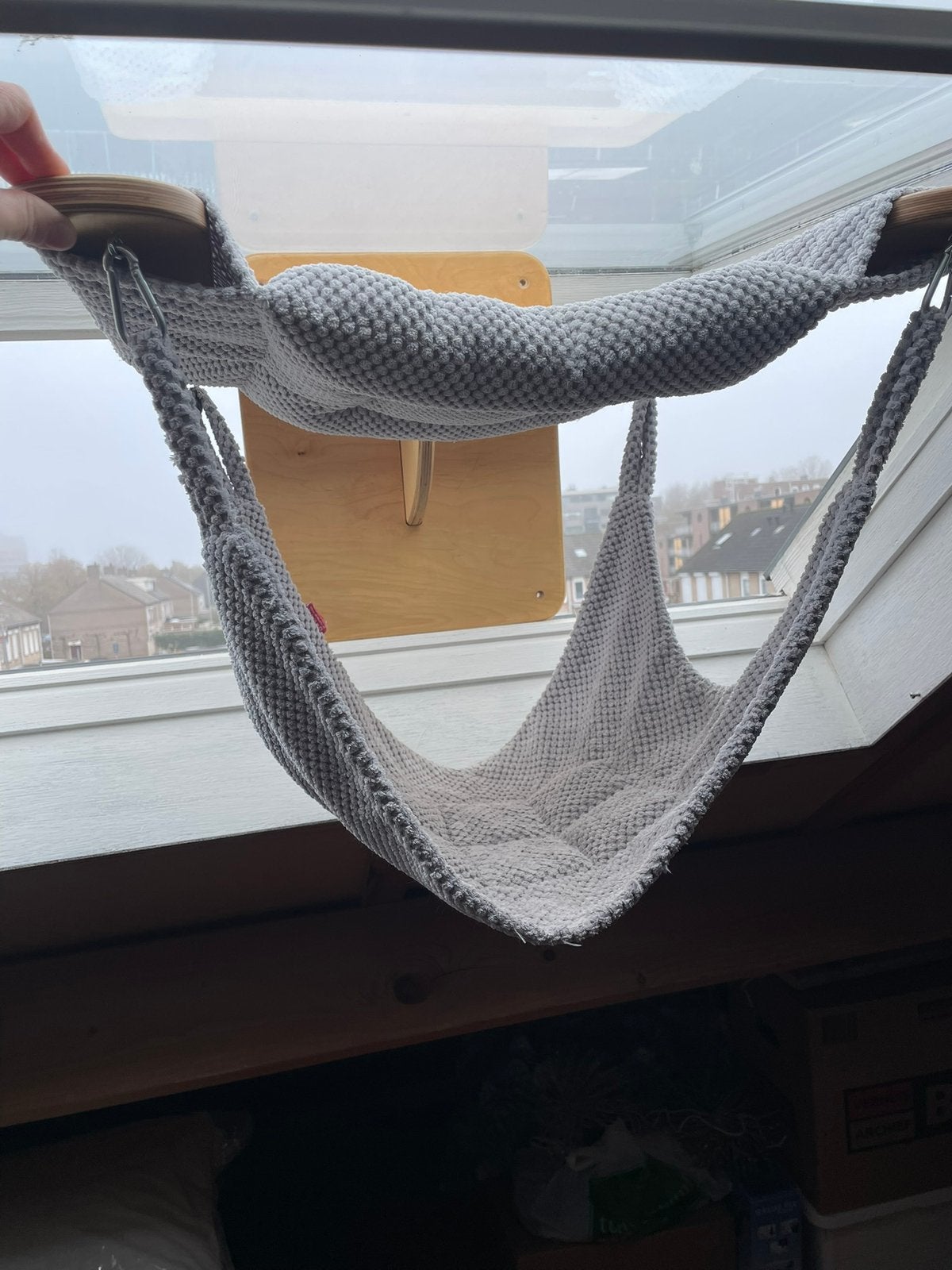 Drapaki Rufi hangmat + katten artikelen, Dieren en Toebehoren, Ophalen of Verzenden, Zo goed als nieuw, Krabmeubel-onderdelen