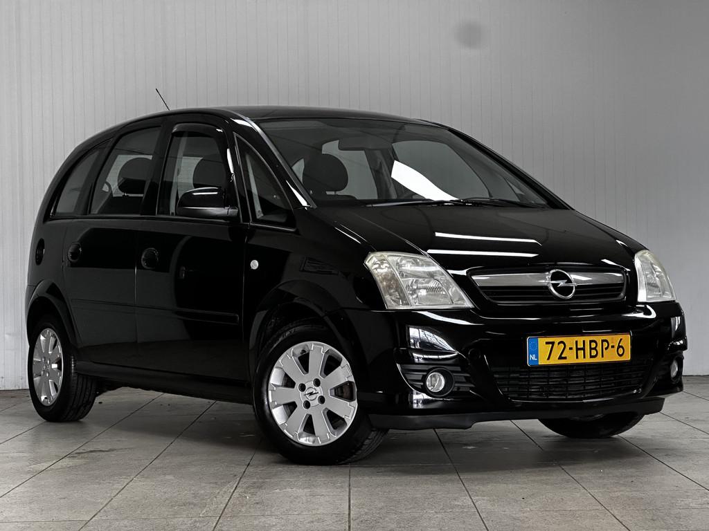 Opel Meriva 1.4-16V Temptation /15"LMV /Airco /Cruise /Elek., Stof, Gebruikt, 4 cilinders, Zwart