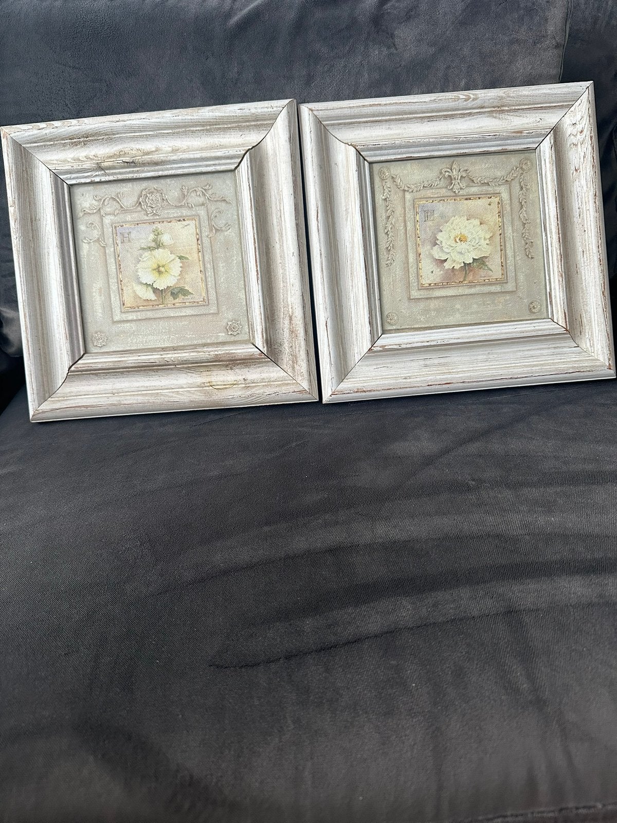Schilderijen 2 stuks! 30 X 30, Ophalen of Verzenden, Zo goed als nieuw