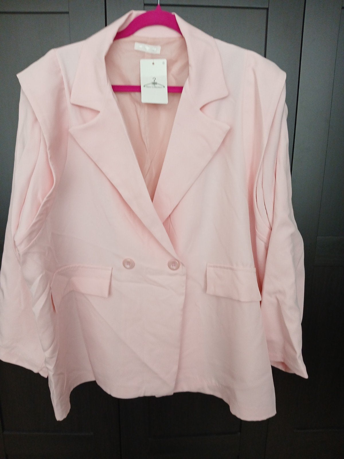 Nieuw blazer maat 52 roze of beige, Beige, Maat 46/48 (XL) of groter, Nieuw, Ophalen of Verzenden