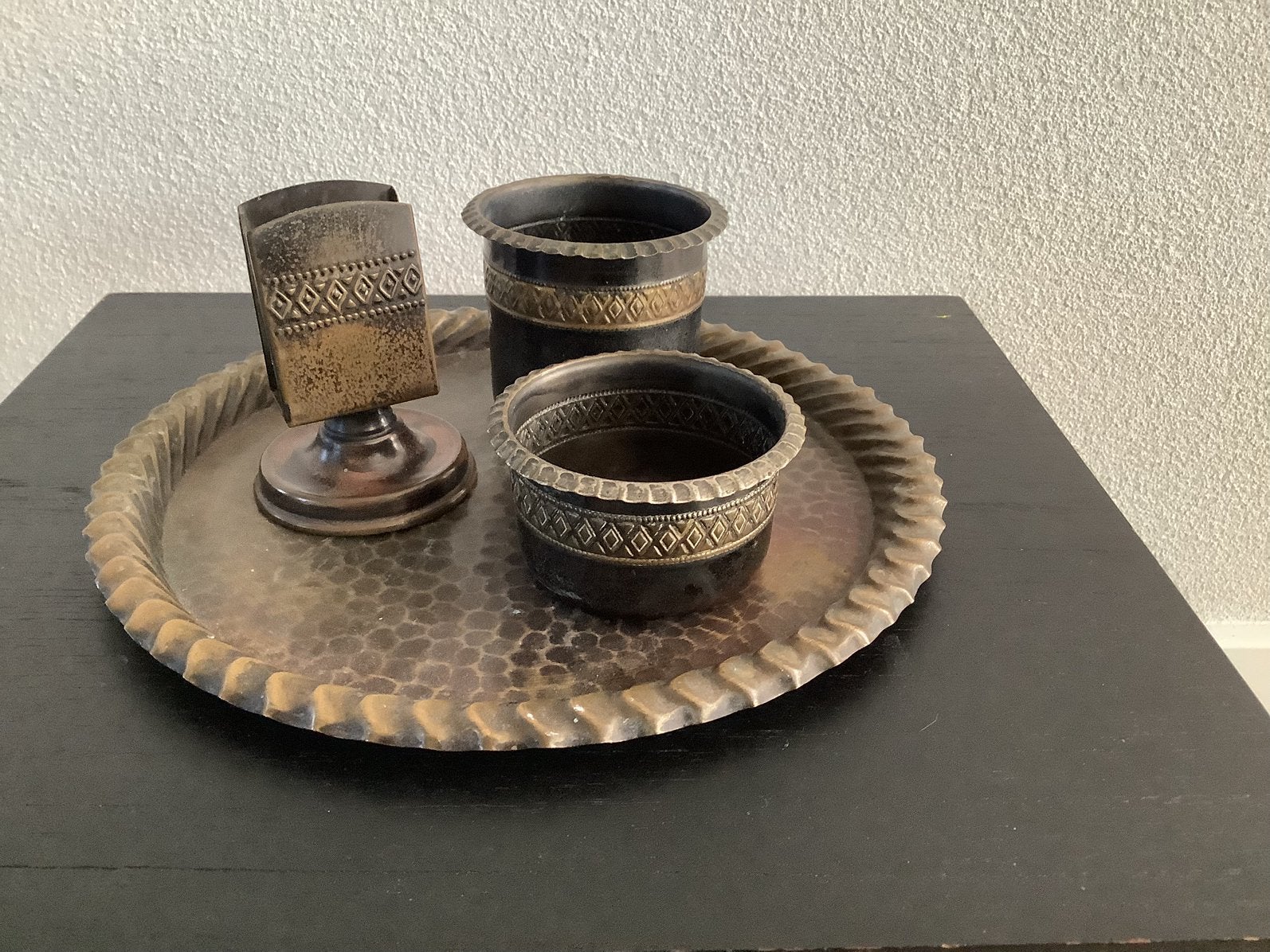 Art Nouveau/ Art&Craft stijl rookset jaren 30, Verzamelen, Ophalen of Verzenden, Huis en Inrichting
