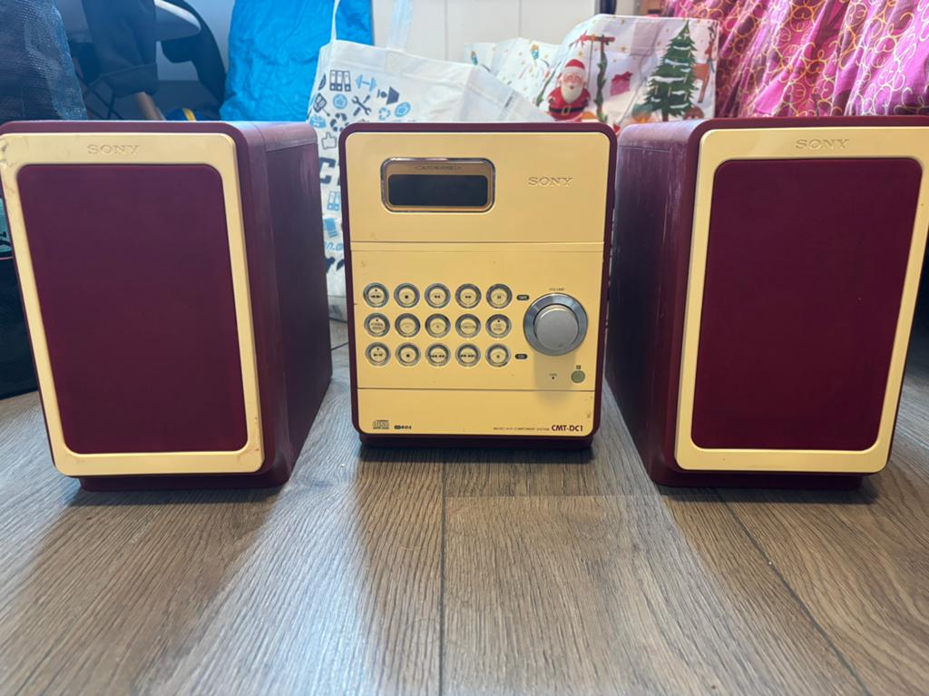 Vintage speakerset Sony, Ophalen, Gebruikt, Minder dan 50 watt