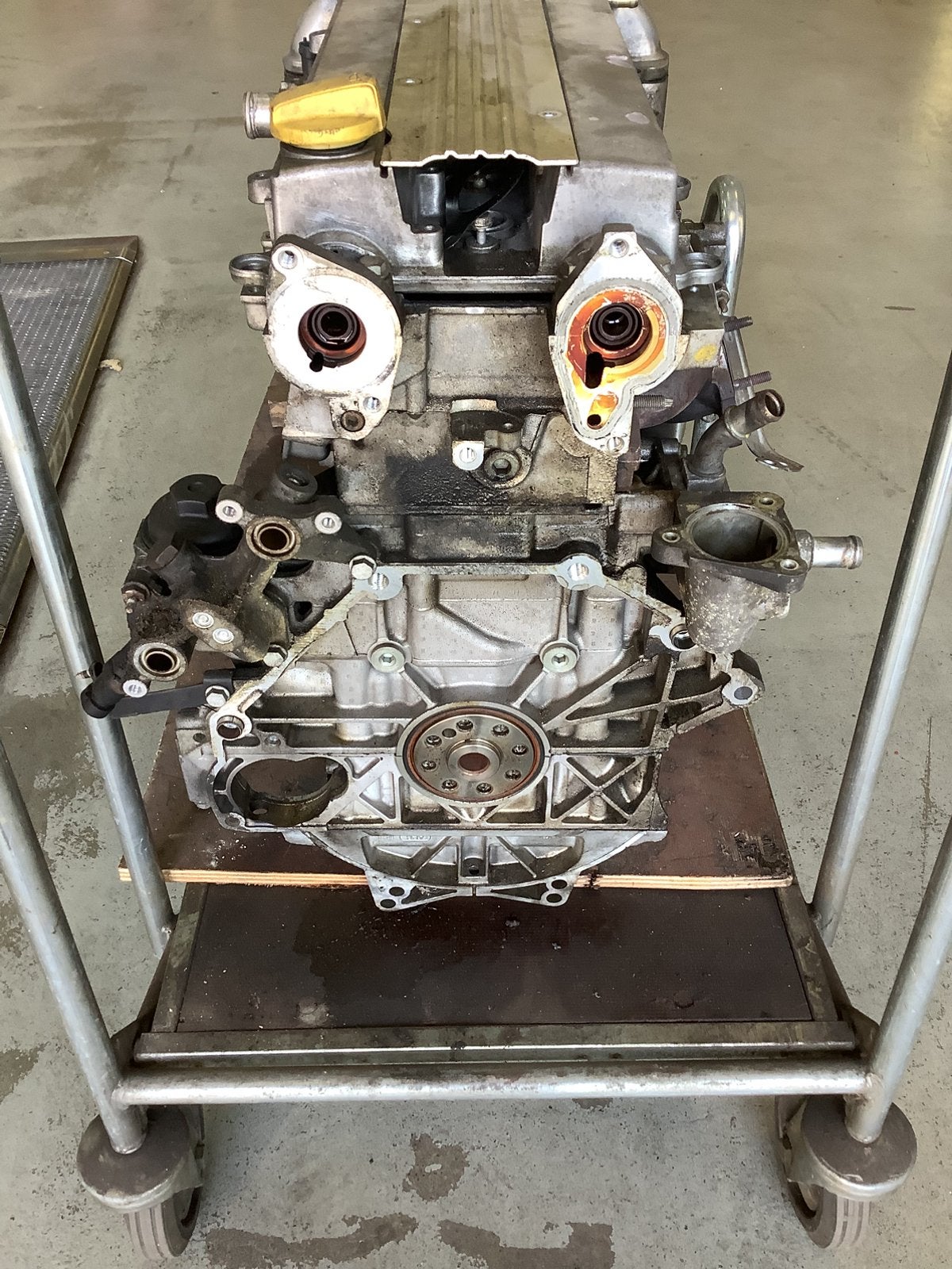 Saab 2.0 T motor, Ophalen, Saab