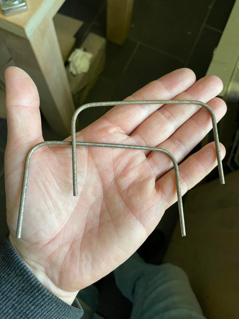 Set originele steunen voor dekzeil Hausser krupp (1), Antiek en Kunst, Ophalen of Verzenden