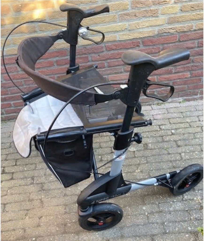 Topro Troja 2G maat Small met tas en rugsteun, Ophalen of Verzenden, Opvouwbaar, Zo goed als nieuw