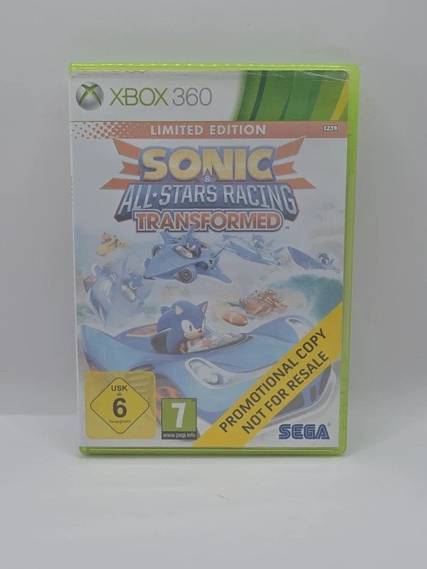 Sonic All Stars Racing Transformed Xbox 360 Promo CD, Microsoft Corporation One Microsoft Way Redmond, WA 98052-6399 United States of America (Verenigde Staten) 📞 Telefoon: +1 425-882-8080 support@microsoft.com