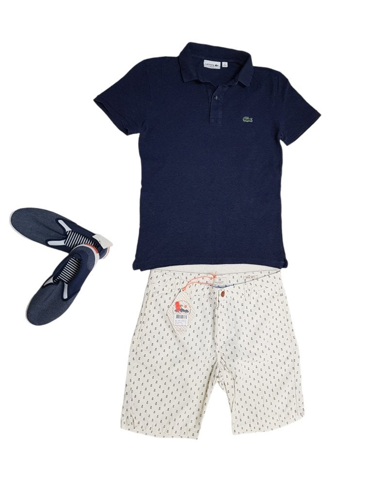 Geweldige blauw/witte SCOTCH & SODA short mt 16/176. NIEUW!, Kinderen en Baby's, Kinderkleding | Maat 176, Broek, Verzenden, Nieuw