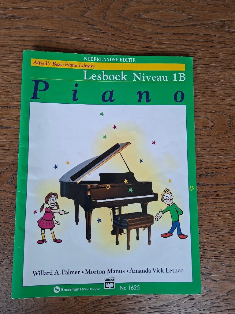 Piano, lesboek niveau 1B, Muziek en Instrumenten, Overige genres, Les of Cursus, Ophalen of Verzenden, Zo goed als nieuw