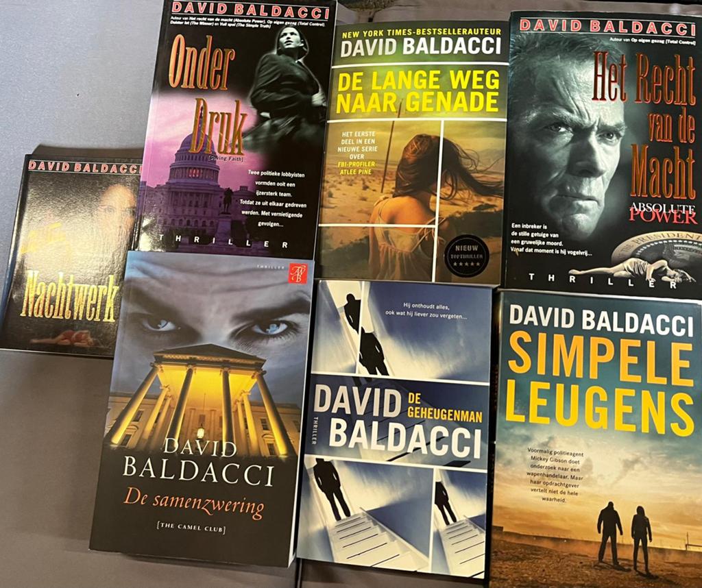 David Baldacci Thriller Boeken Collectie (6 stuks), Boeken, Ophalen of Verzenden, Gelezen, Nederland