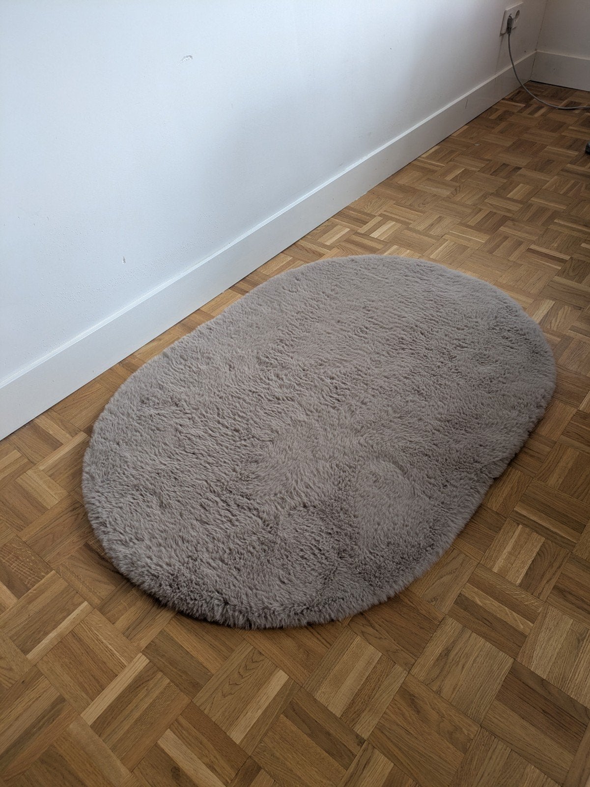 zacht beige tapijt, Ophalen, Beige, Rechthoekig