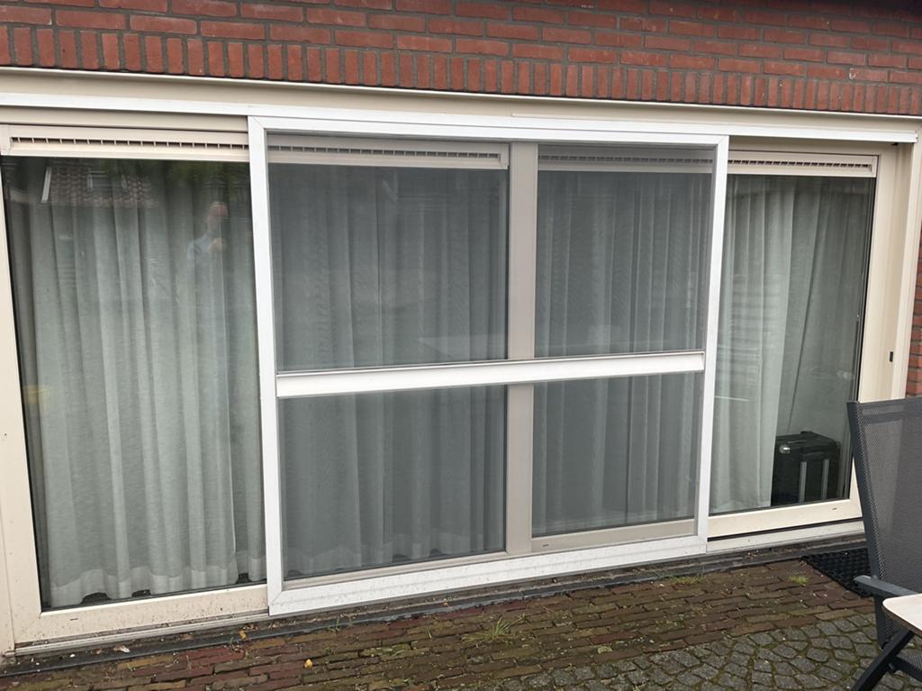 Hordeur voor een schuifpui ( let op alleen de hor), Ophalen, Gebruikt, Overige typen, Aluminium