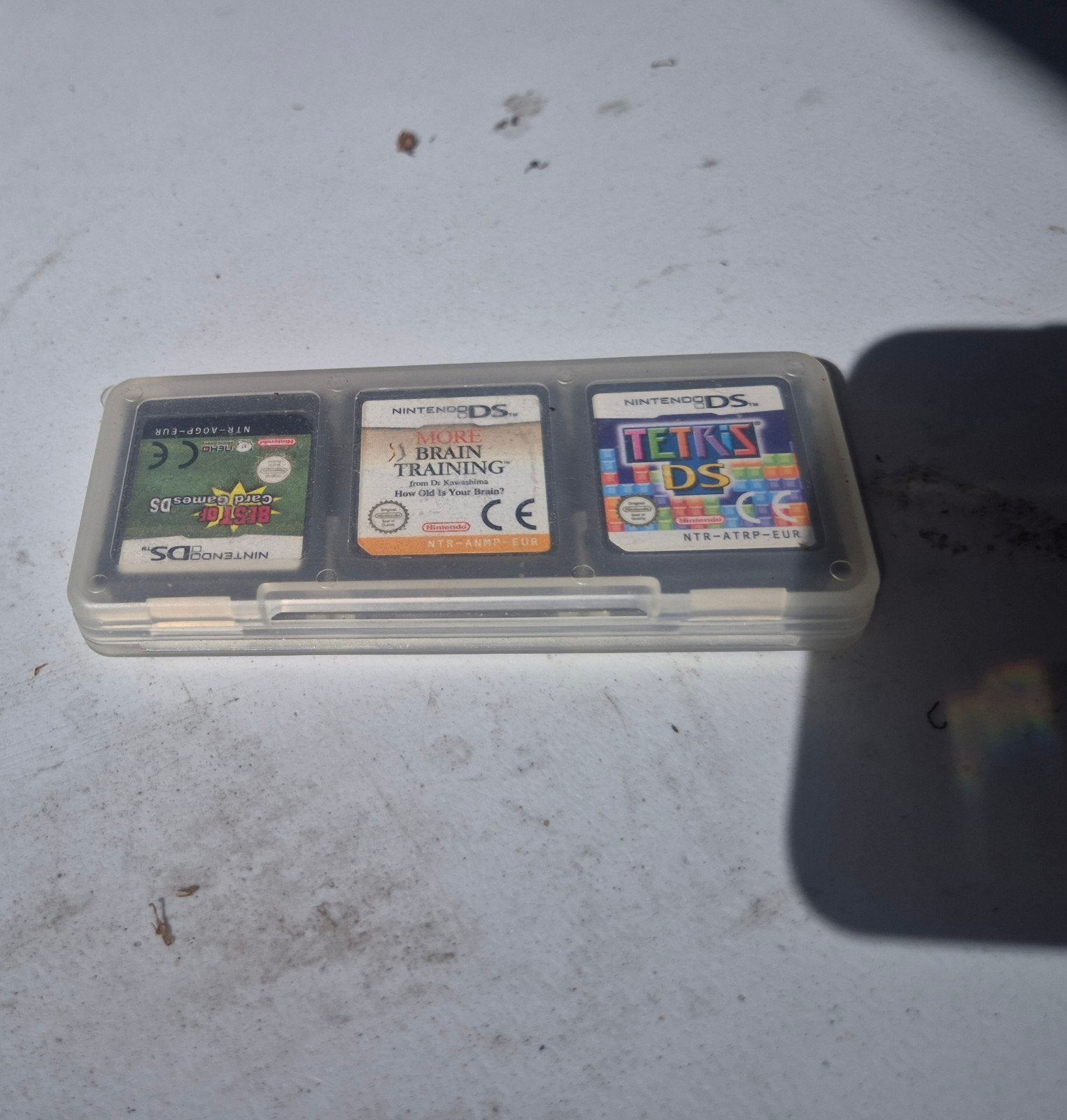 6 Nintendo DS games inclusief bewaardoosje, Spelcomputers en Games, Puzzel en Educatief, 1 speler, Ophalen of Verzenden, Zo goed als nieuw