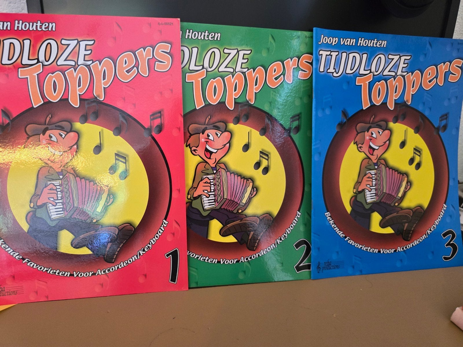 Muziekboeken Joop van Houten - Accordeon & Keyboard, Ophalen of Verzenden, Les of Cursus, Populair, Keyboard