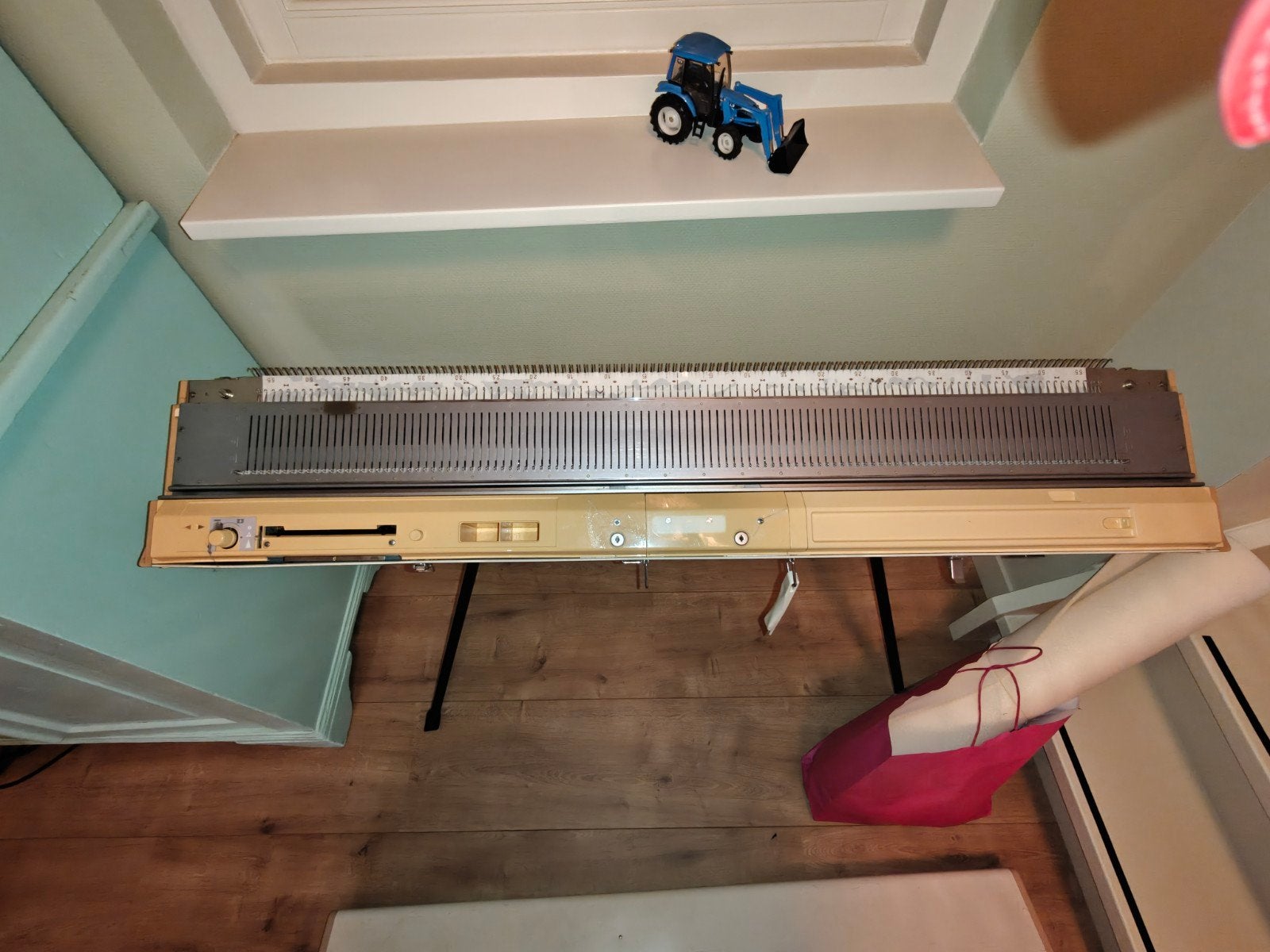 dubbel bed brother kh260 en kr260 met veel extra, Ophalen, Gebruikt, Breien, Machine