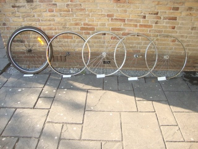 Voorwielen 28" of 622 sport-toer-standaard-transport €5-8,50, Gebruikt, Aluminium, Racefiets, Ophalen