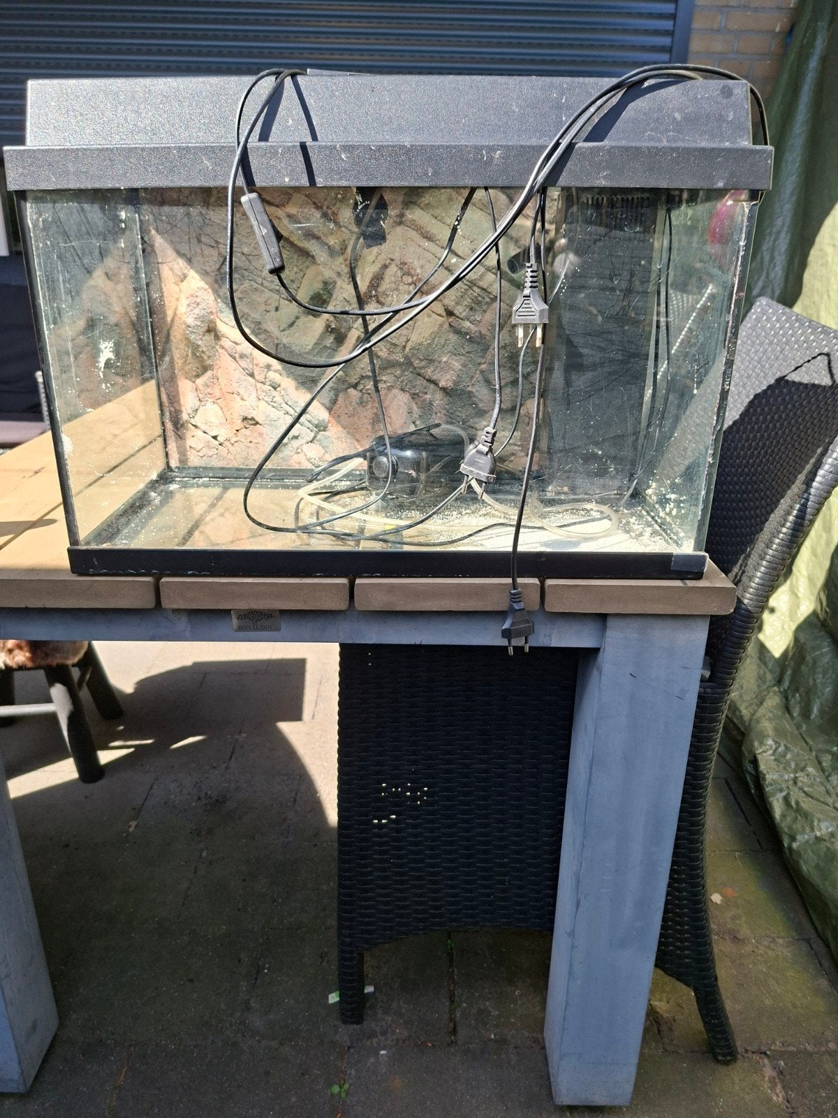 Gebruikt aquarium, Ophalen, Gebruikt, Leeg aquarium